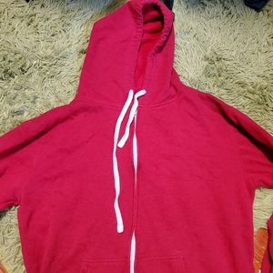 Red/white hoodie
